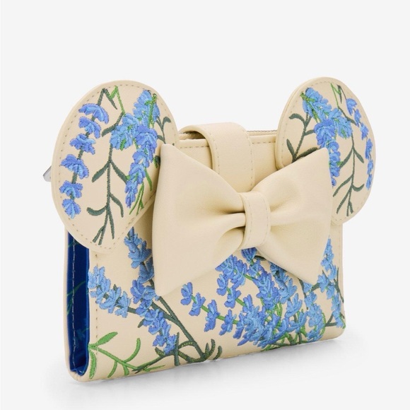 Loungefly Disney Minnie Mouse Blue Floral
Wallet  NWT - Picture 3 of 4